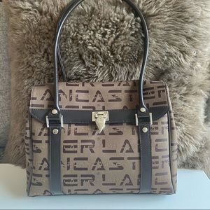 Lancaster canvas and leather bag